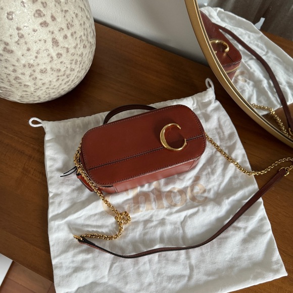 Chloe Mini Vanity C Crossbody Bag - Picture 1 of 9